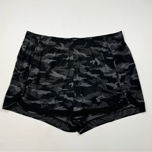 Athletic printed mesh eraser run short 4 inch